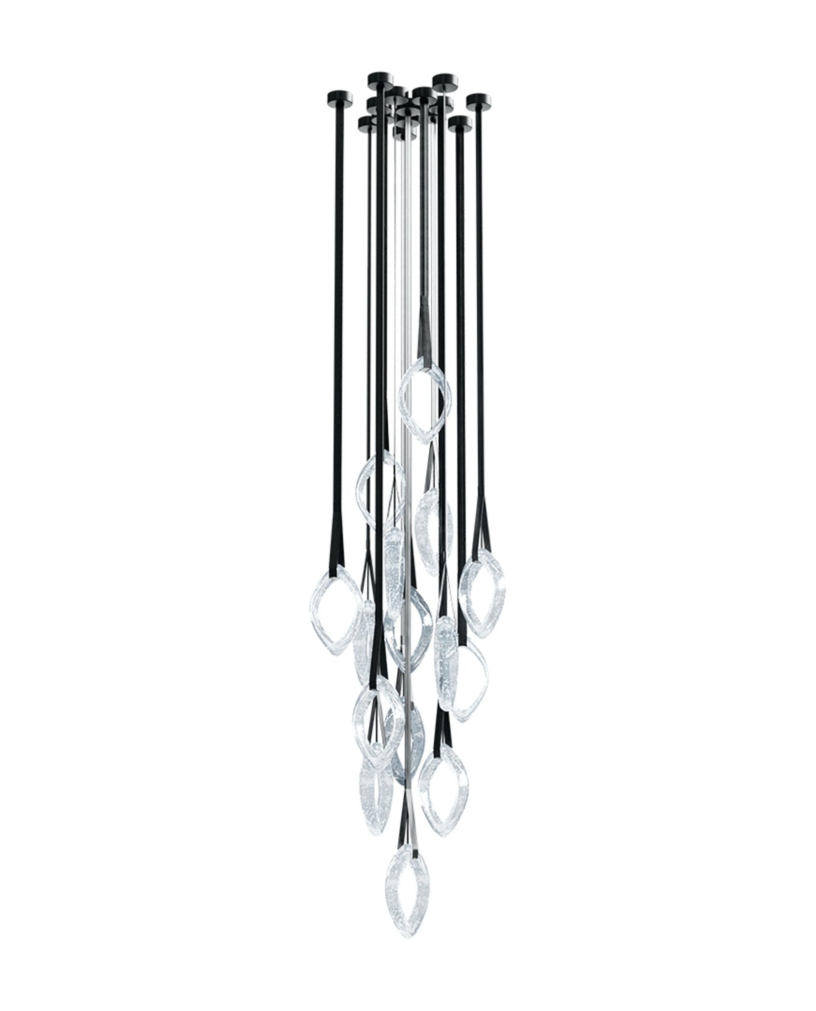 Origin Glass Leaf Chandelier - Loonglight