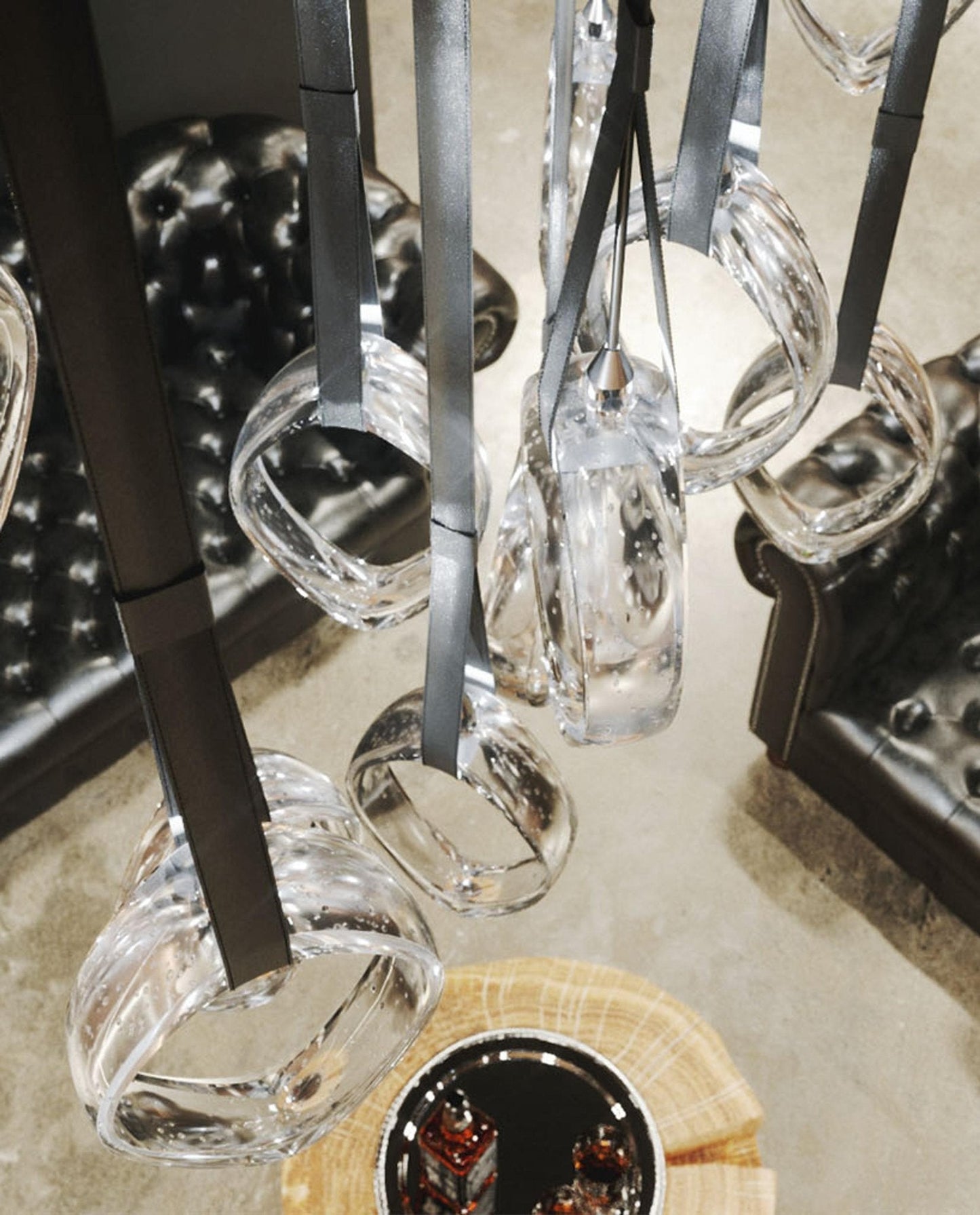 Origin Glass Leaf Chandelier - Loonglight