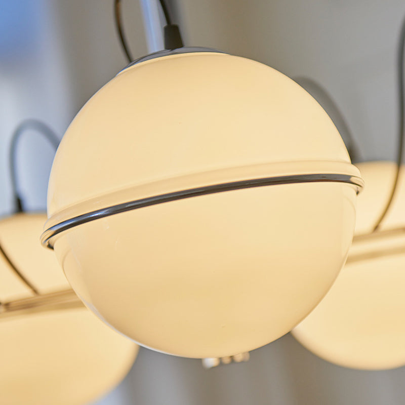 Orion Milk Glass Bulb Chandelier - Loonglight
