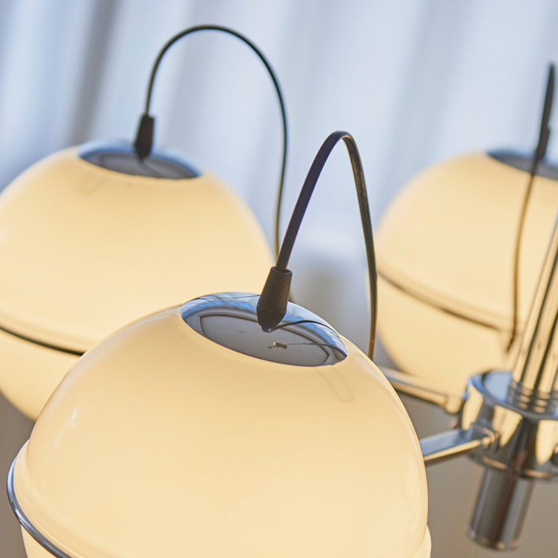 Orion Milk Glass Bulb Chandelier - Loonglight