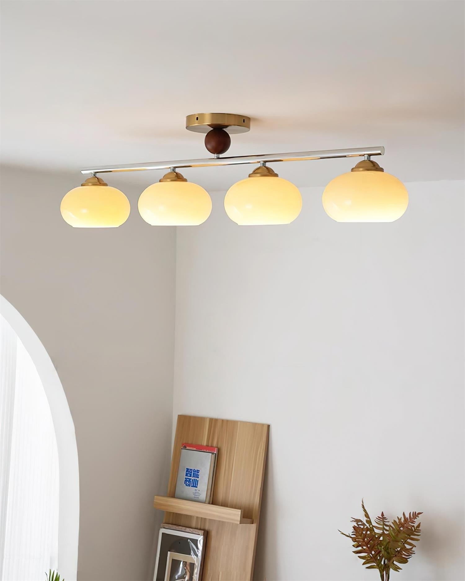 Orley Glass Ceiling Light - Loonglight
