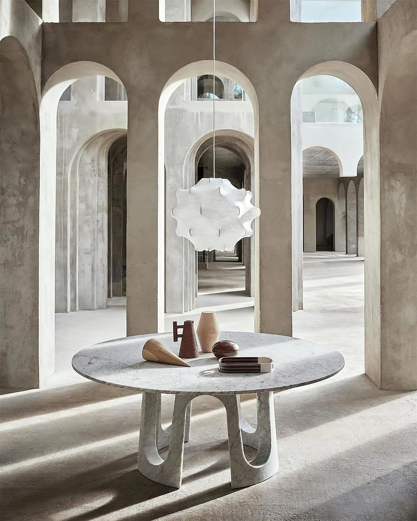 Sea Urchin Silk Pendant Light - Loonglight