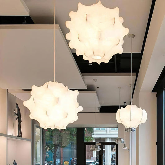 Sea Urchin Silk Pendant Light - Loonglight