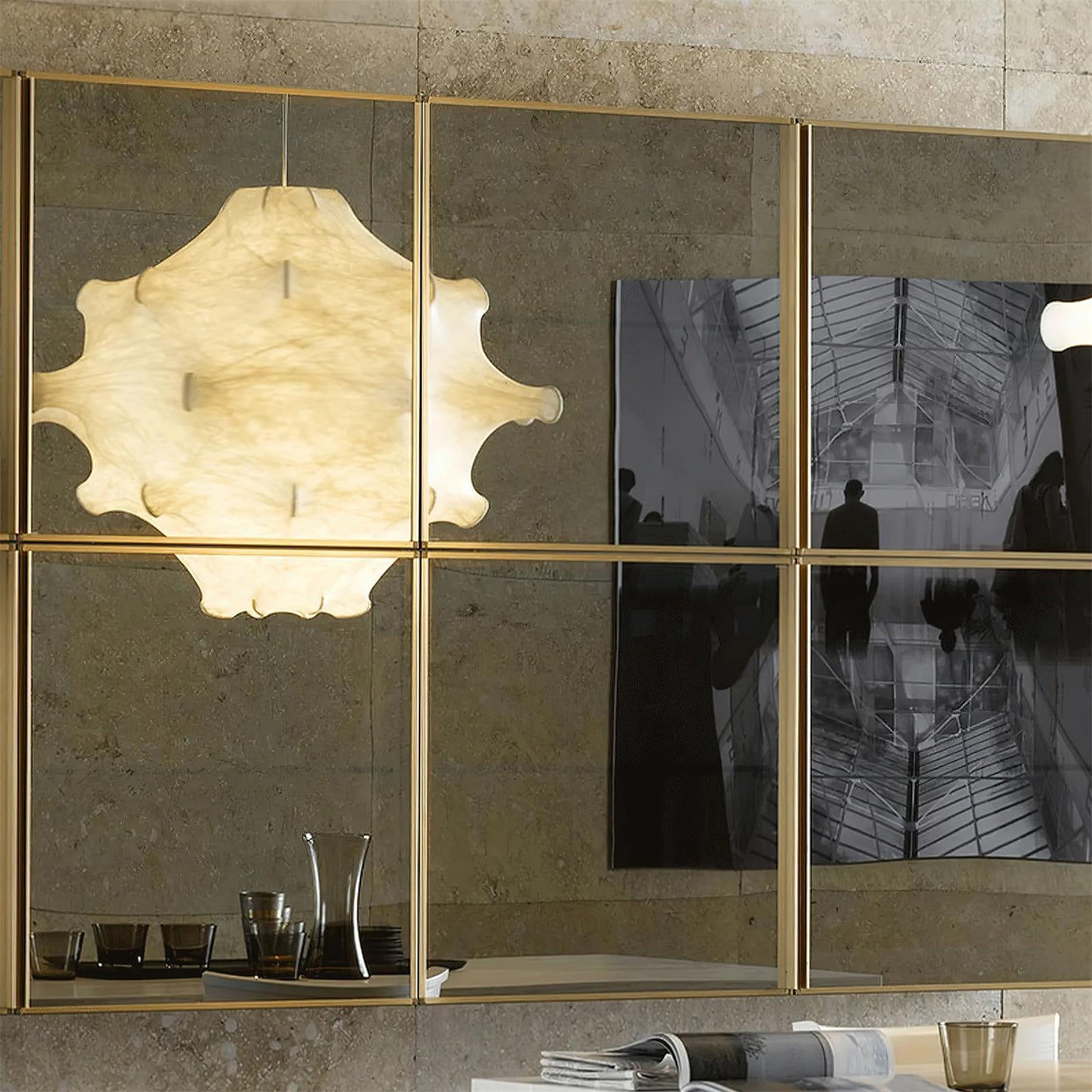 Sea Urchin Silk Pendant Light - Loonglight