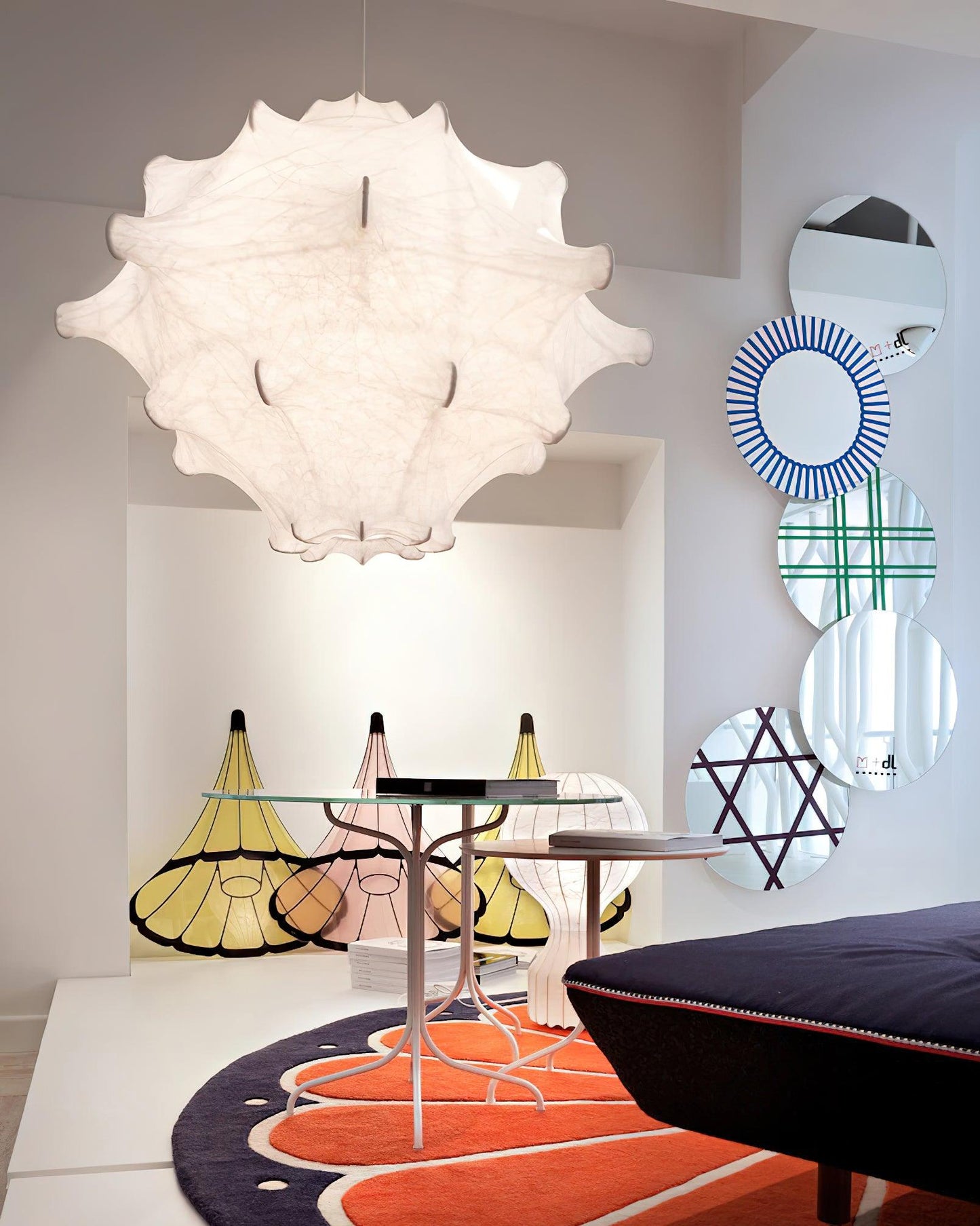 Sea Urchin Silk Pendant Light - Loonglight