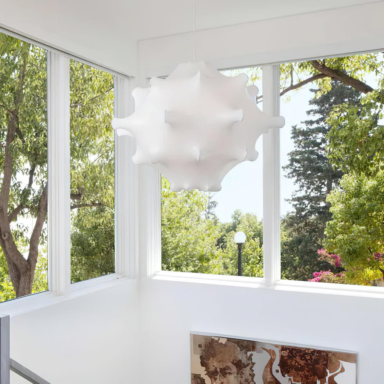 Sea Urchin Silk Pendant Light - Loonglight