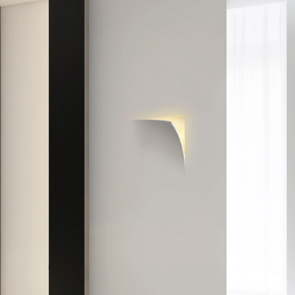 Page Recessed Plaster Wall Sconce