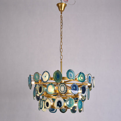 Pagoda Agate Chandelier 12