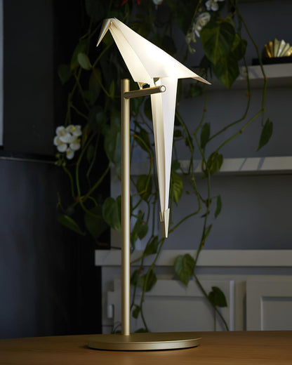 White Paper Crane Table Lamp - Loonglight