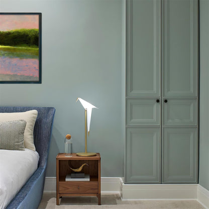 White Paper Crane Table Lamp - Loonglight