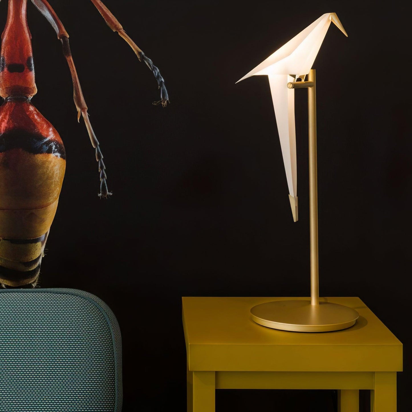 White Paper Crane Table Lamp - Loonglight