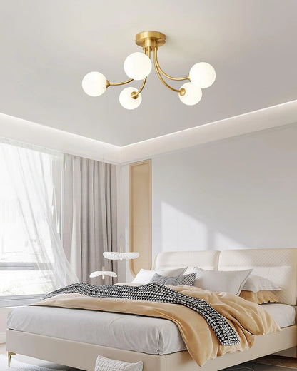 Patrizio Globe Ceiling Light - Loonglight