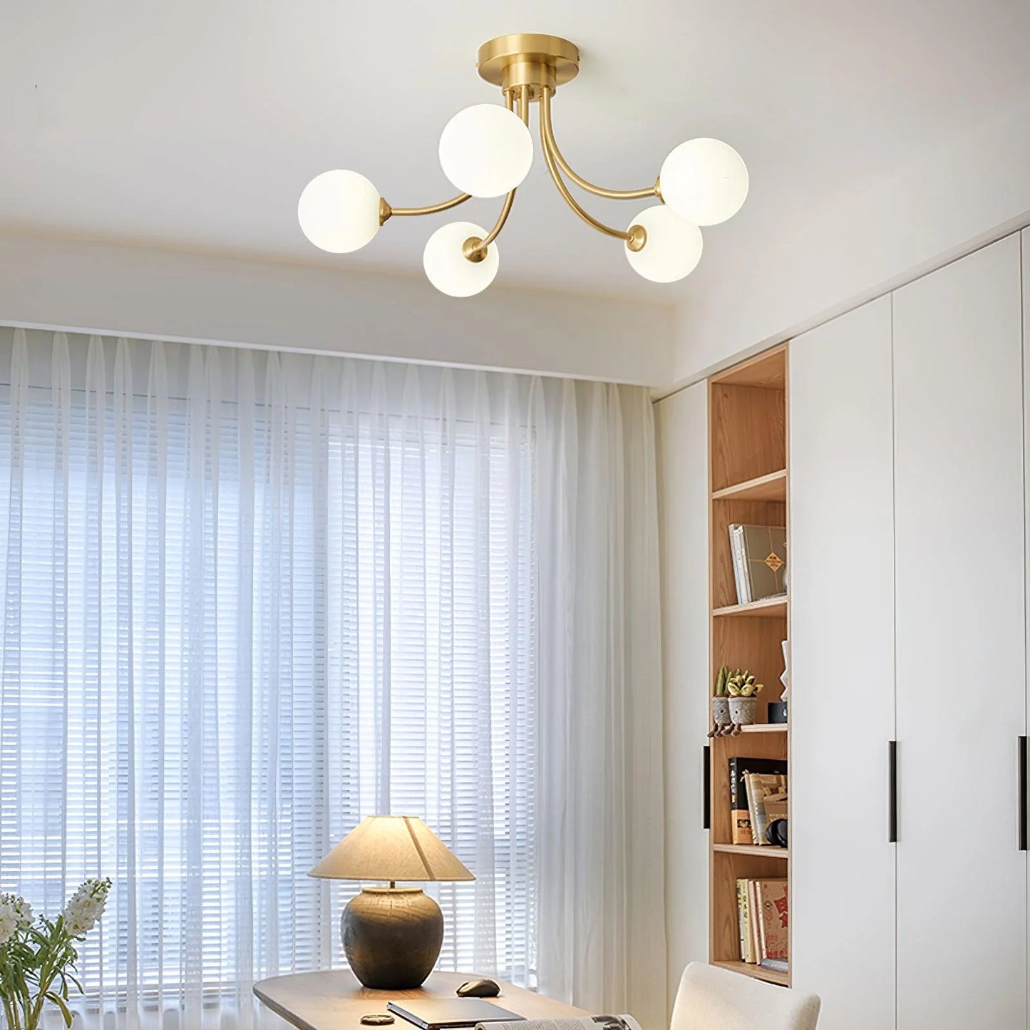 Patrizio Globe Ceiling Light - Loonglight