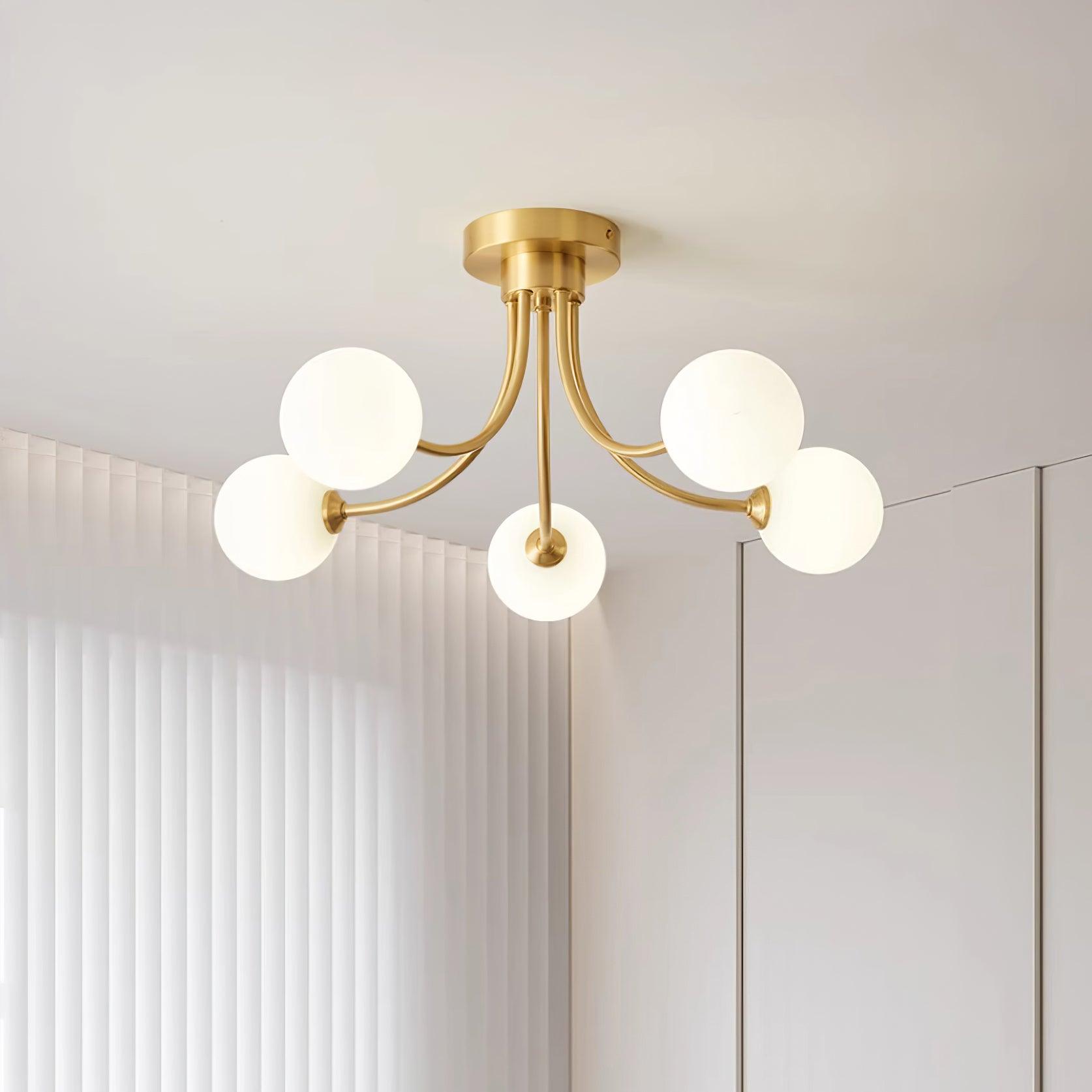 Patrizio Globe Ceiling Light - Loonglight
