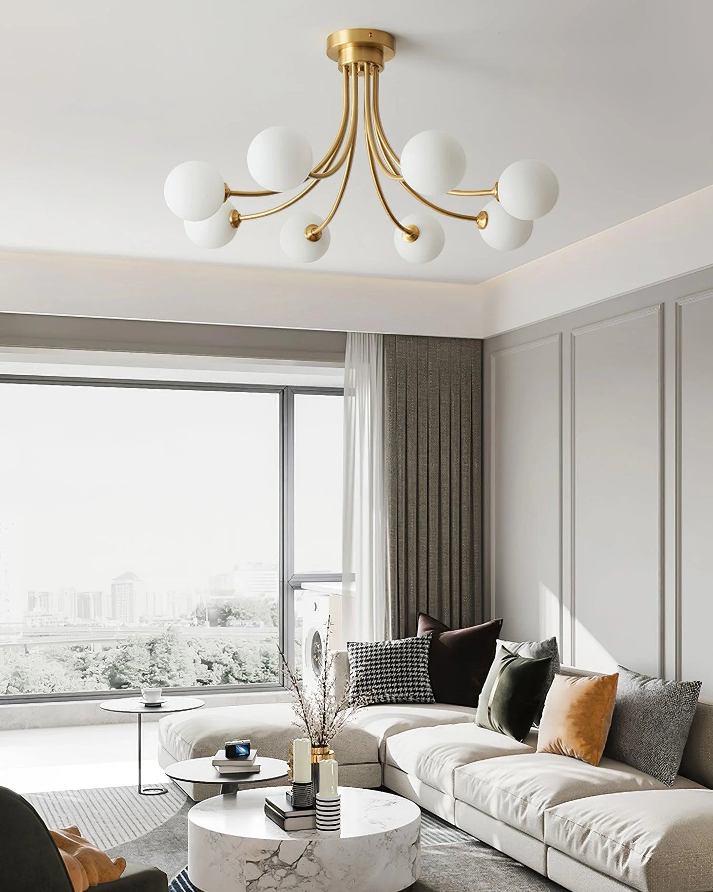 Patrizio Globe Ceiling Light - Loonglight