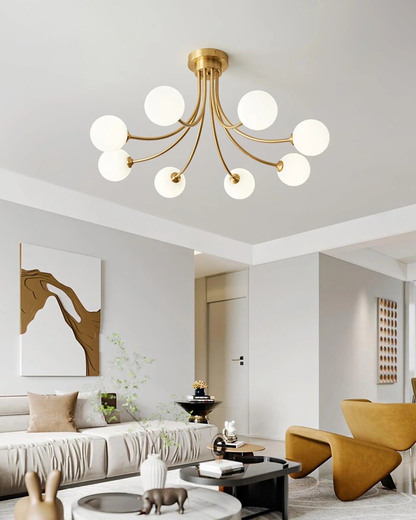 Patrizio Globe Ceiling Light - Loonglight
