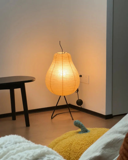 Pear Rice Paper Floor Lamp - Loonglight