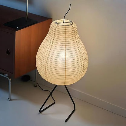 Pear Rice Paper Floor Lamp - Loonglight