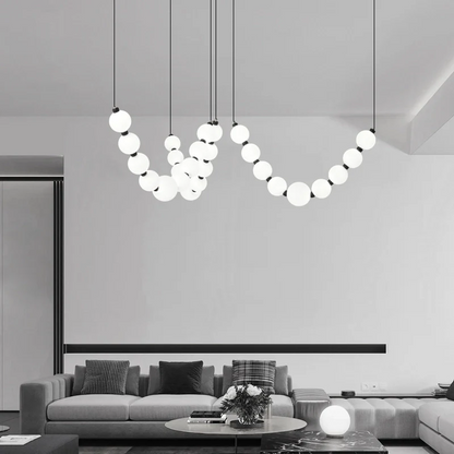 Pearl Necklace Chandelier V - Loonglight