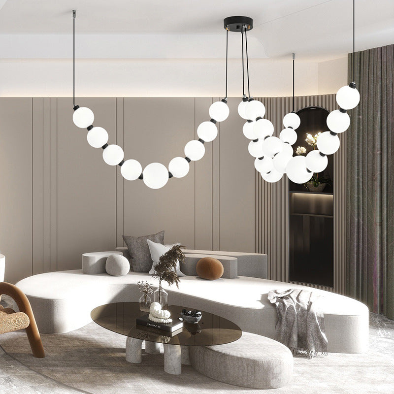 Pearl Necklace Chandelier V - Loonglight