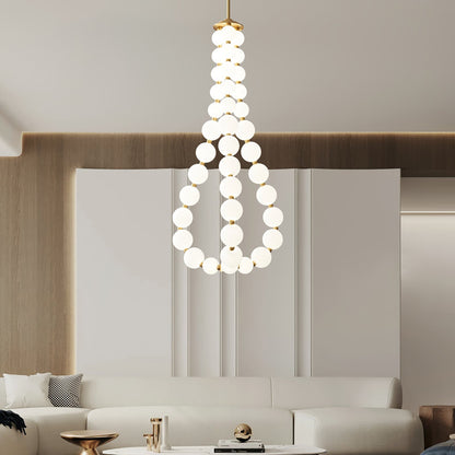 Pearl Necklace Chandelier O - Loonglight