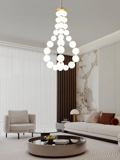 Pearl Necklace Chandelier O - Loonglight