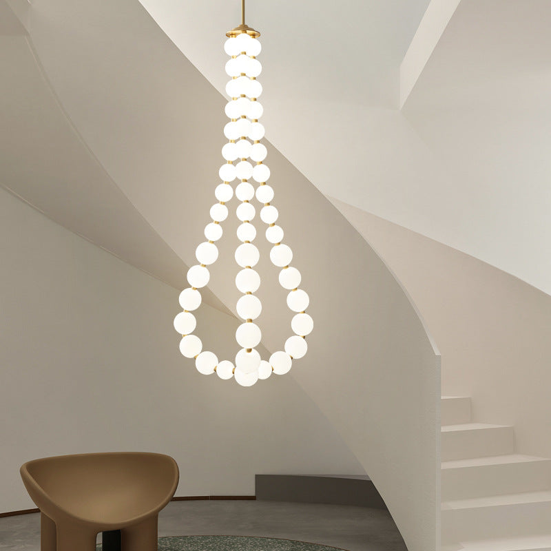 Pearl Necklace Chandelier O - Loonglight