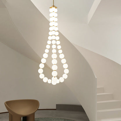 Pearl Necklace Chandelier O - Loonglight
