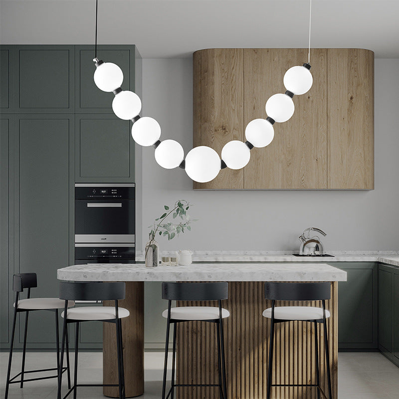 Pearl Necklace Chandelier V - Loonglight