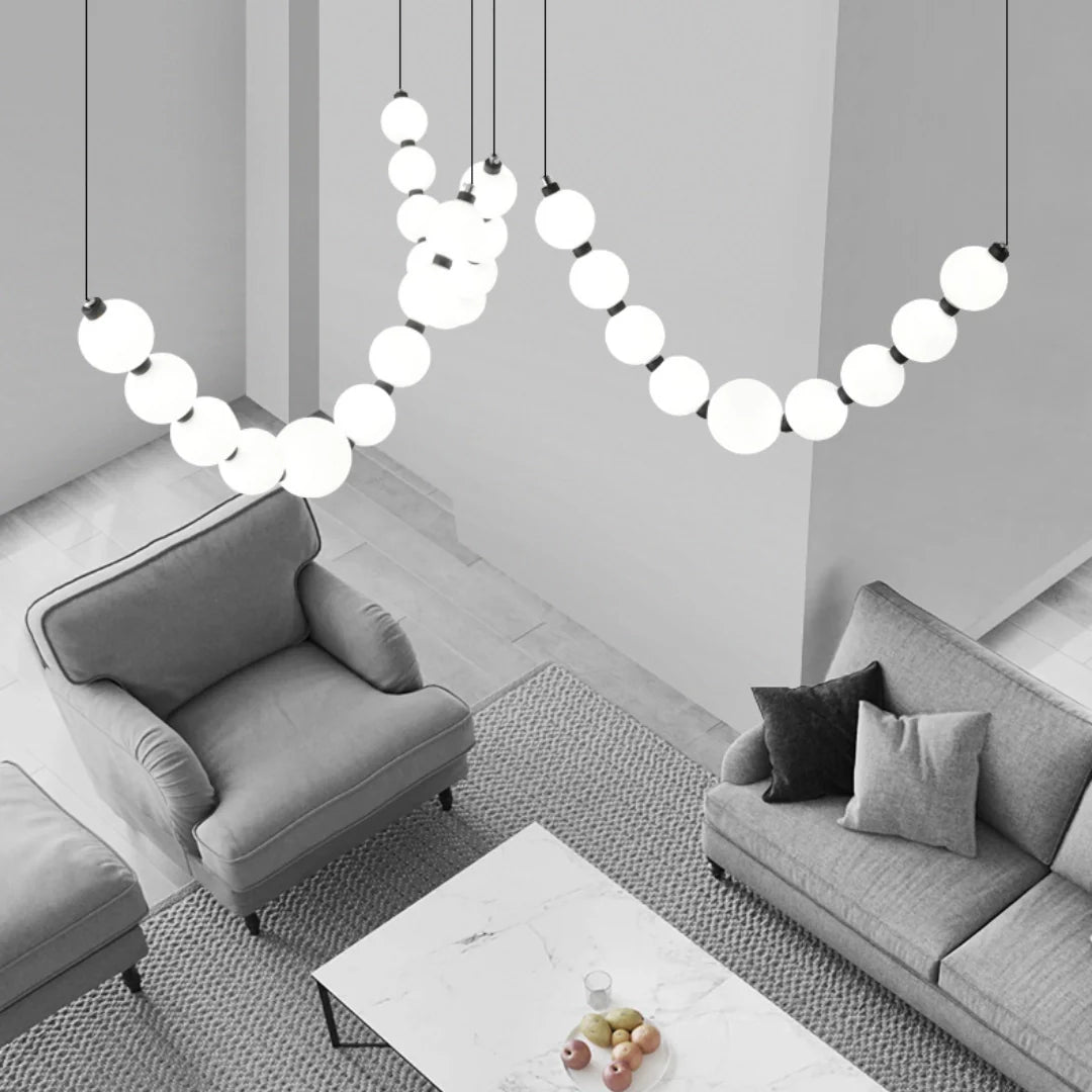 Pearl Necklace Chandelier V - Loonglight