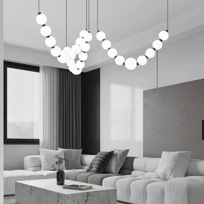 Pearl Necklace Chandelier V - Loonglight