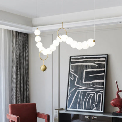 COCO Pearl Necklace Chandelier - Loonglight