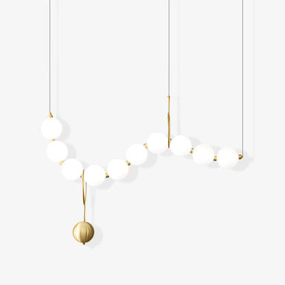 COCO Pearl Necklace Chandelier - Loonglight