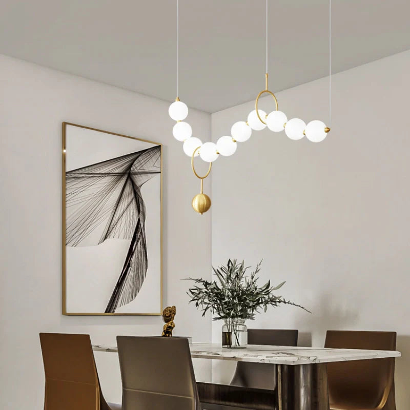 COCO Pearl Necklace Chandelier - Loonglight