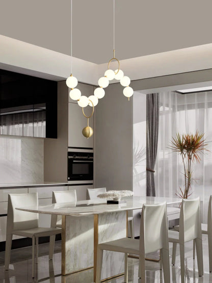 COCO Pearl Necklace Chandelier - Loonglight