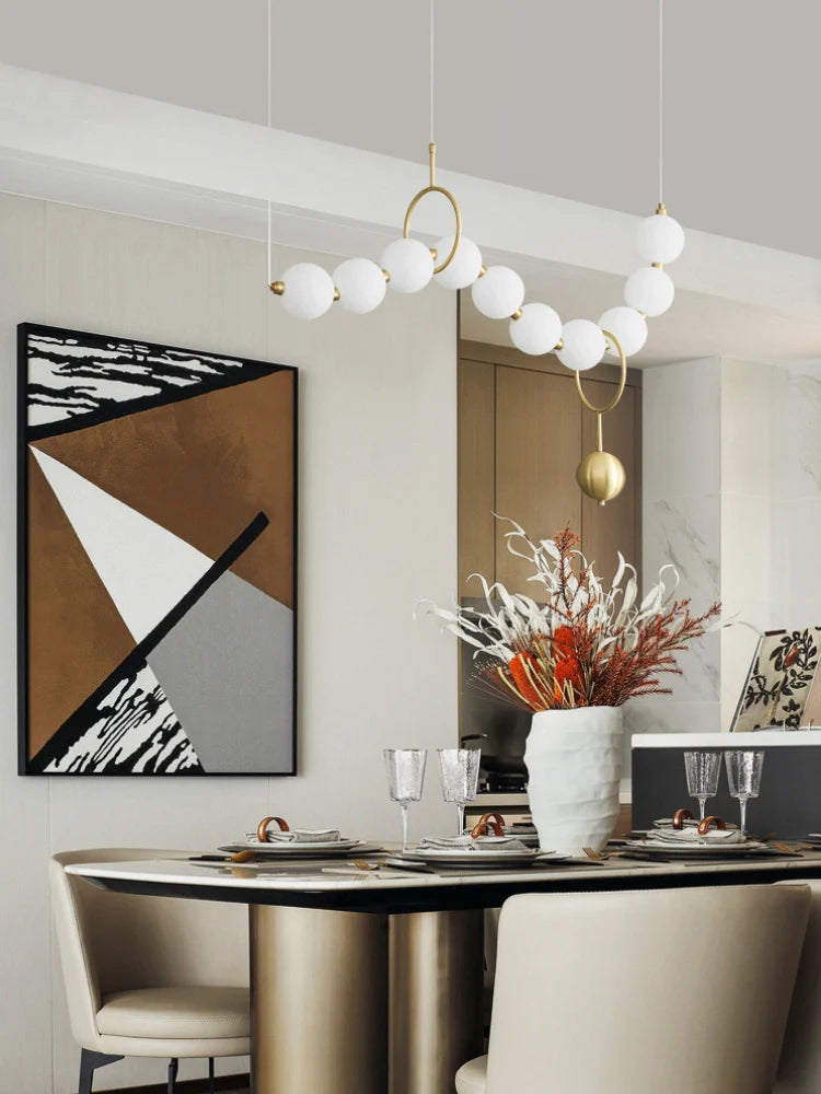 COCO Pearl Necklace Chandelier - Loonglight