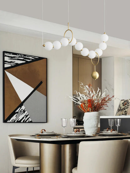 COCO Pearl Necklace Chandelier - Loonglight