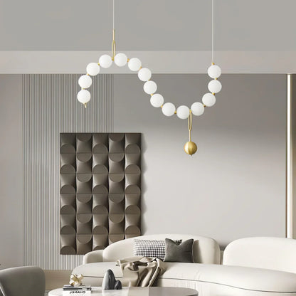 COCO Pearl Necklace Chandelier - Loonglight