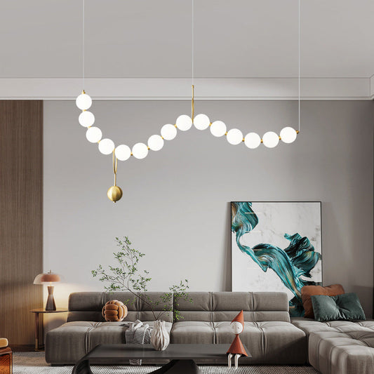 COCO Pearl Necklace Chandelier - Loonglight