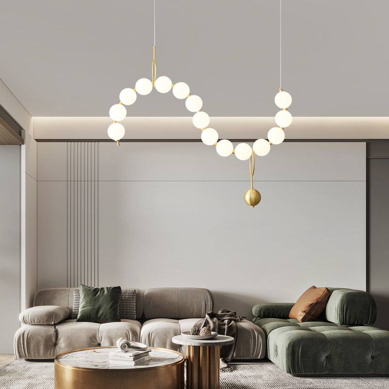 COCO Pearl Necklace Chandelier - Loonglight