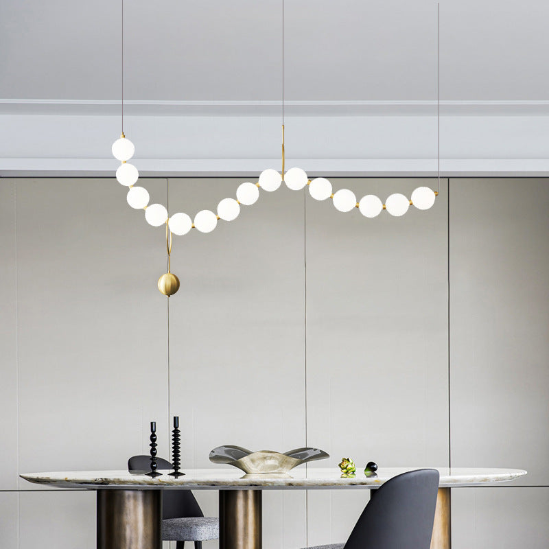COCO Pearl Necklace Chandelier - Loonglight