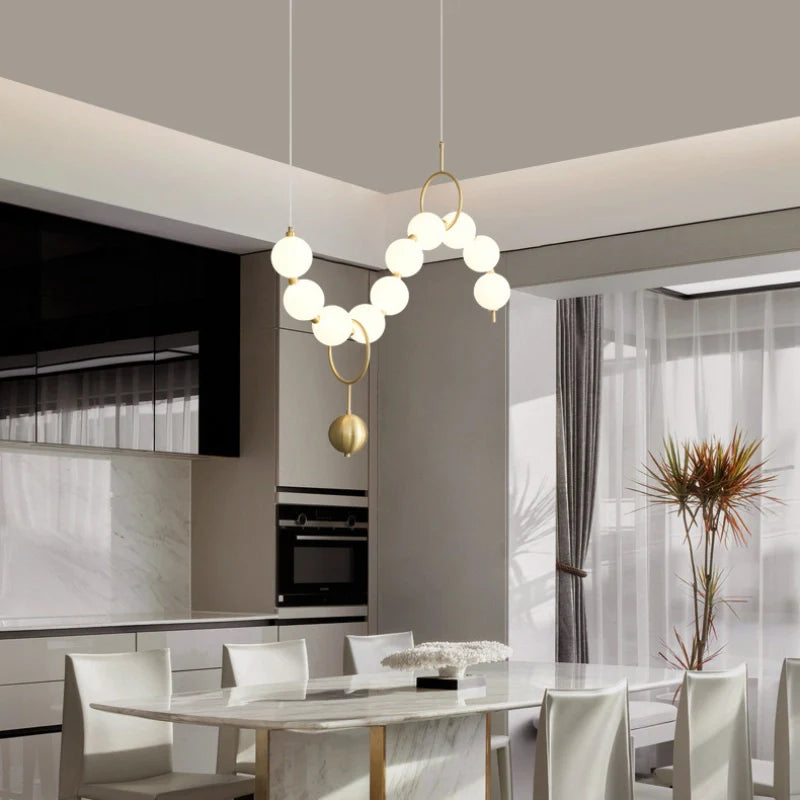 COCO Pearl Necklace Chandelier - Loonglight