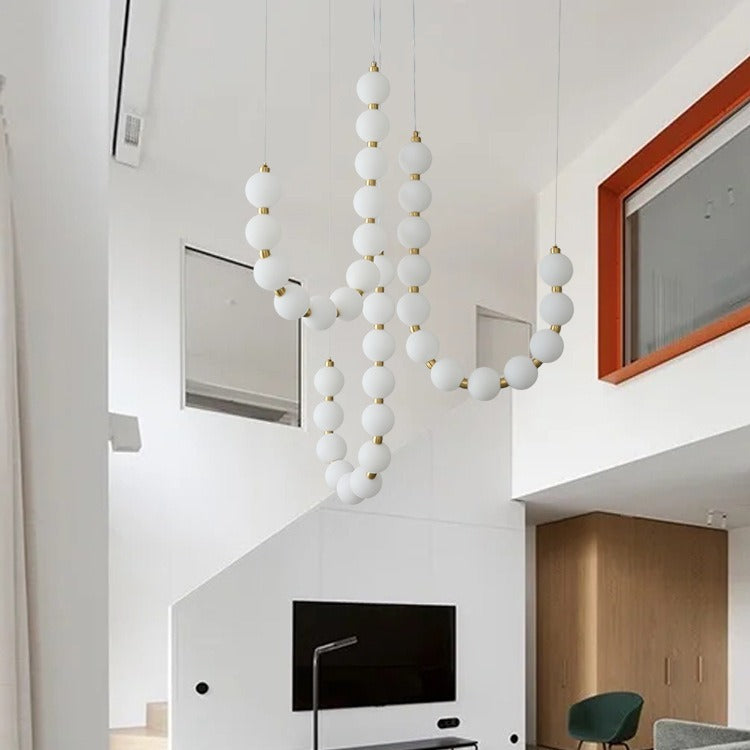 Pearl Necklace Chandelier U - Loonglight