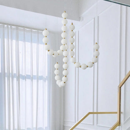 Pearl Necklace Chandelier U - Loonglight