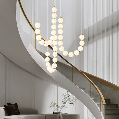 Pearl Necklace Chandelier U - Loonglight