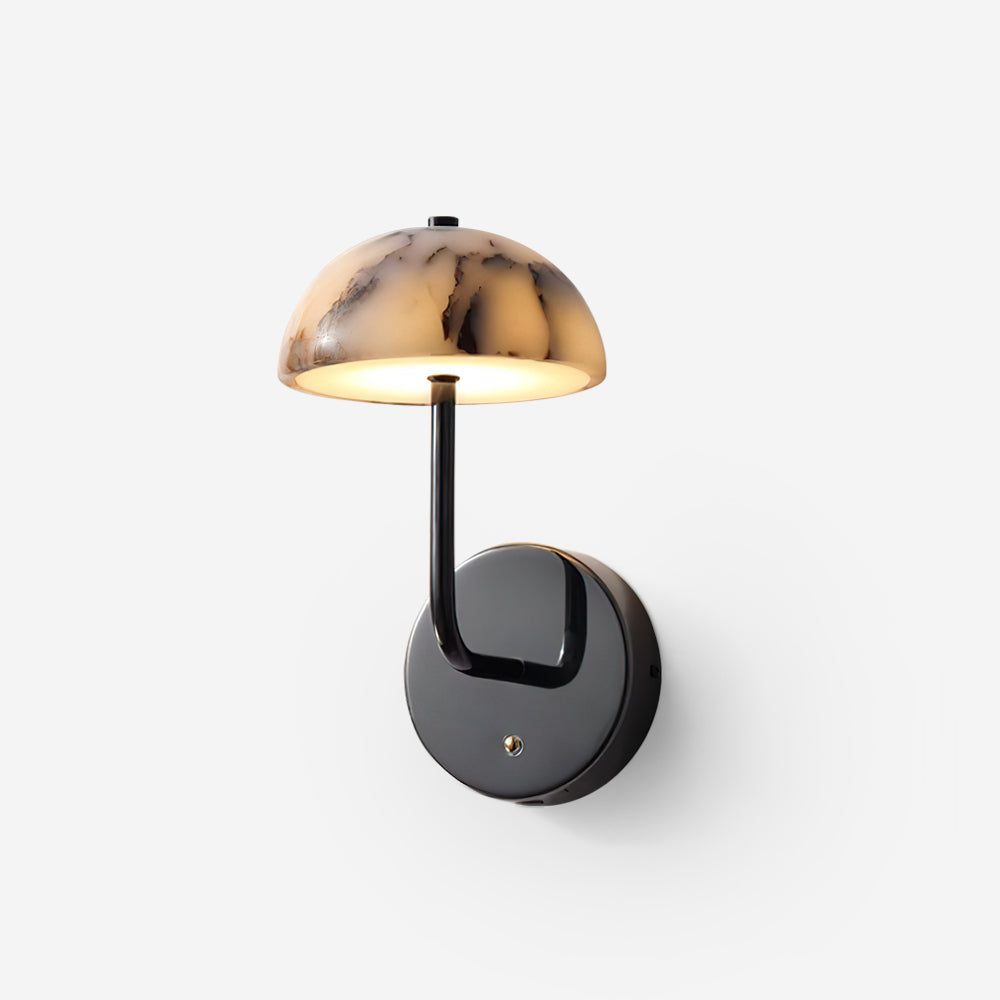 Penta Marble Mushroom Wall Lamp - Loonglight
