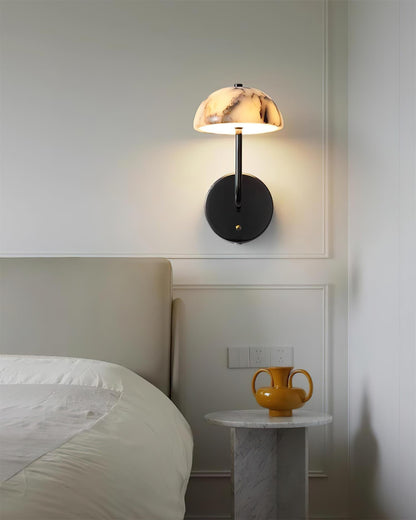 Penta Marble Mushroom Wall Lamp - Loonglight