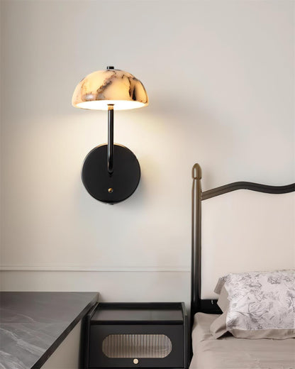 Penta Marble Mushroom Wall Lamp - Loonglight