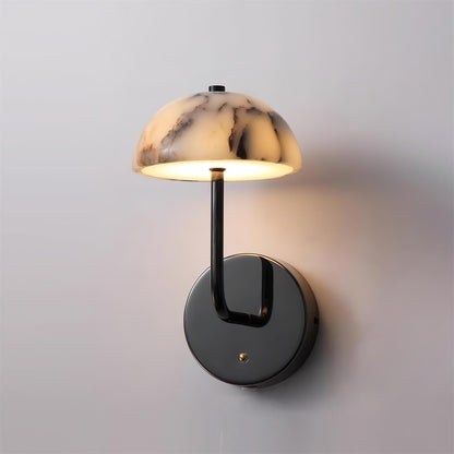 Penta Marble Mushroom Wall Lamp - Loonglight