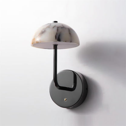 Penta Marble Mushroom Wall Lamp - Loonglight